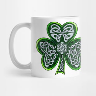 Celtic Shamrock Zentangle Mug